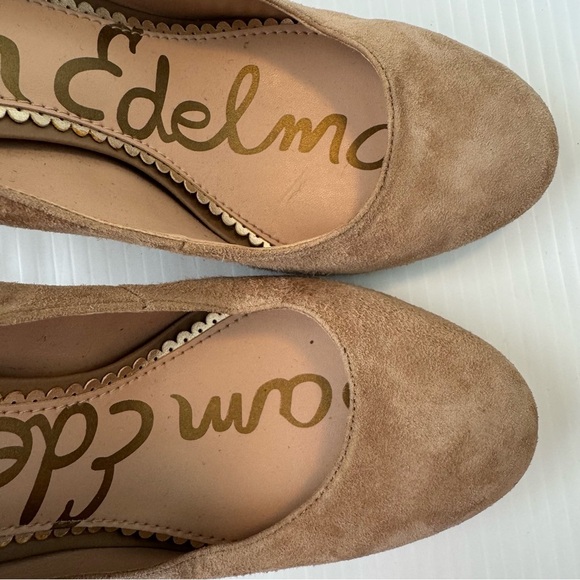 Sam Edelman Stillson Tan Suede Heels - Picture 6 of 9